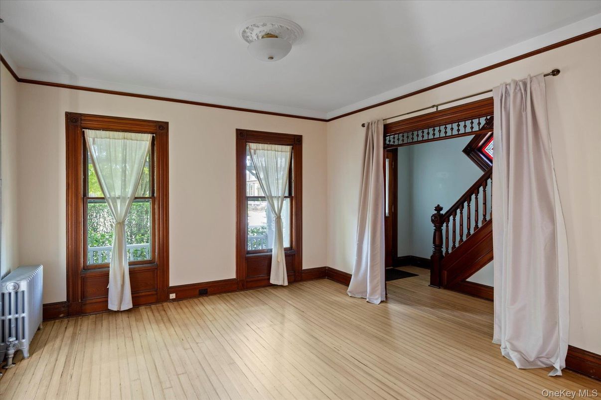 Empty room, Interior, Wood Texture Flooring