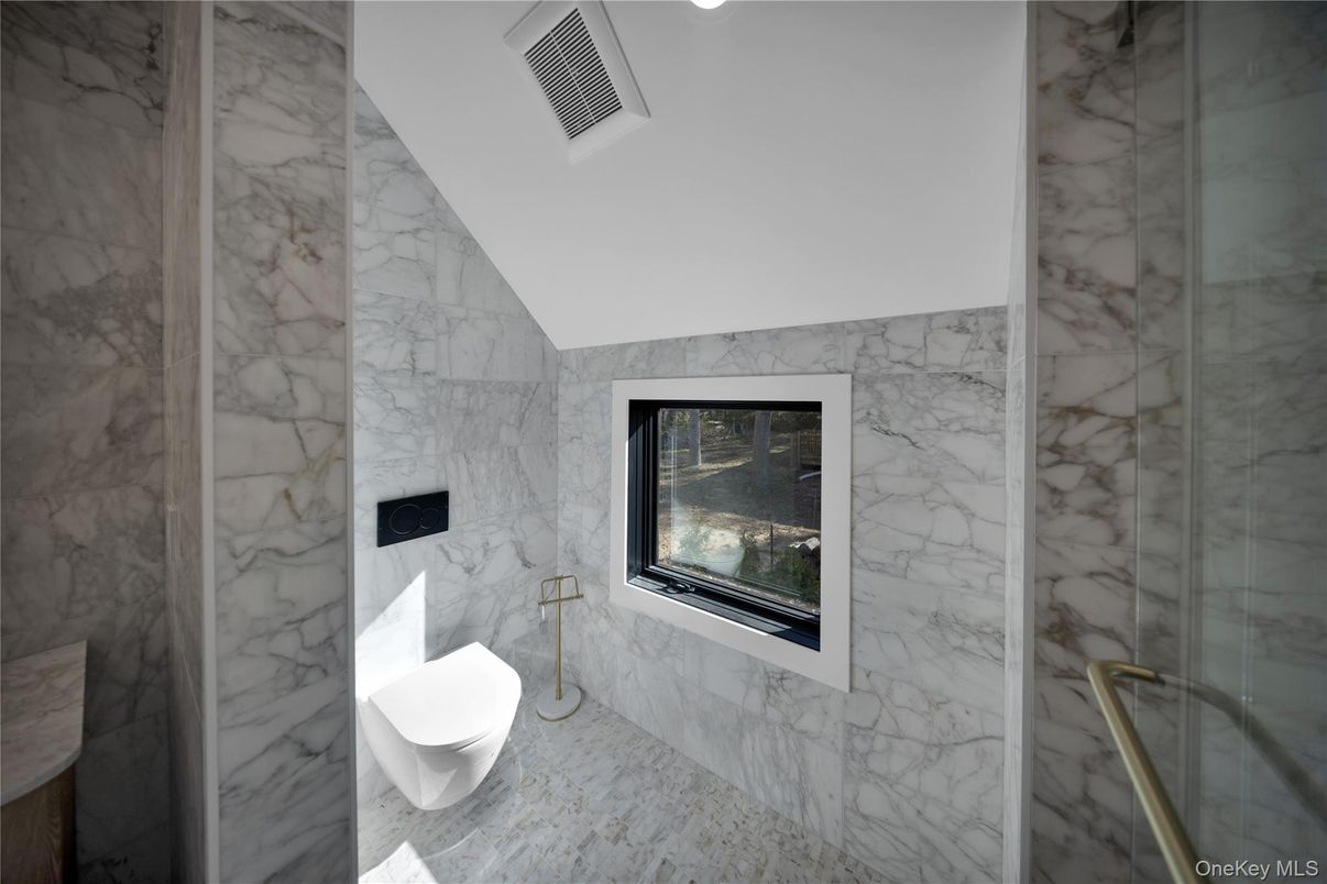 Bathroom, Interior, Marble Walls