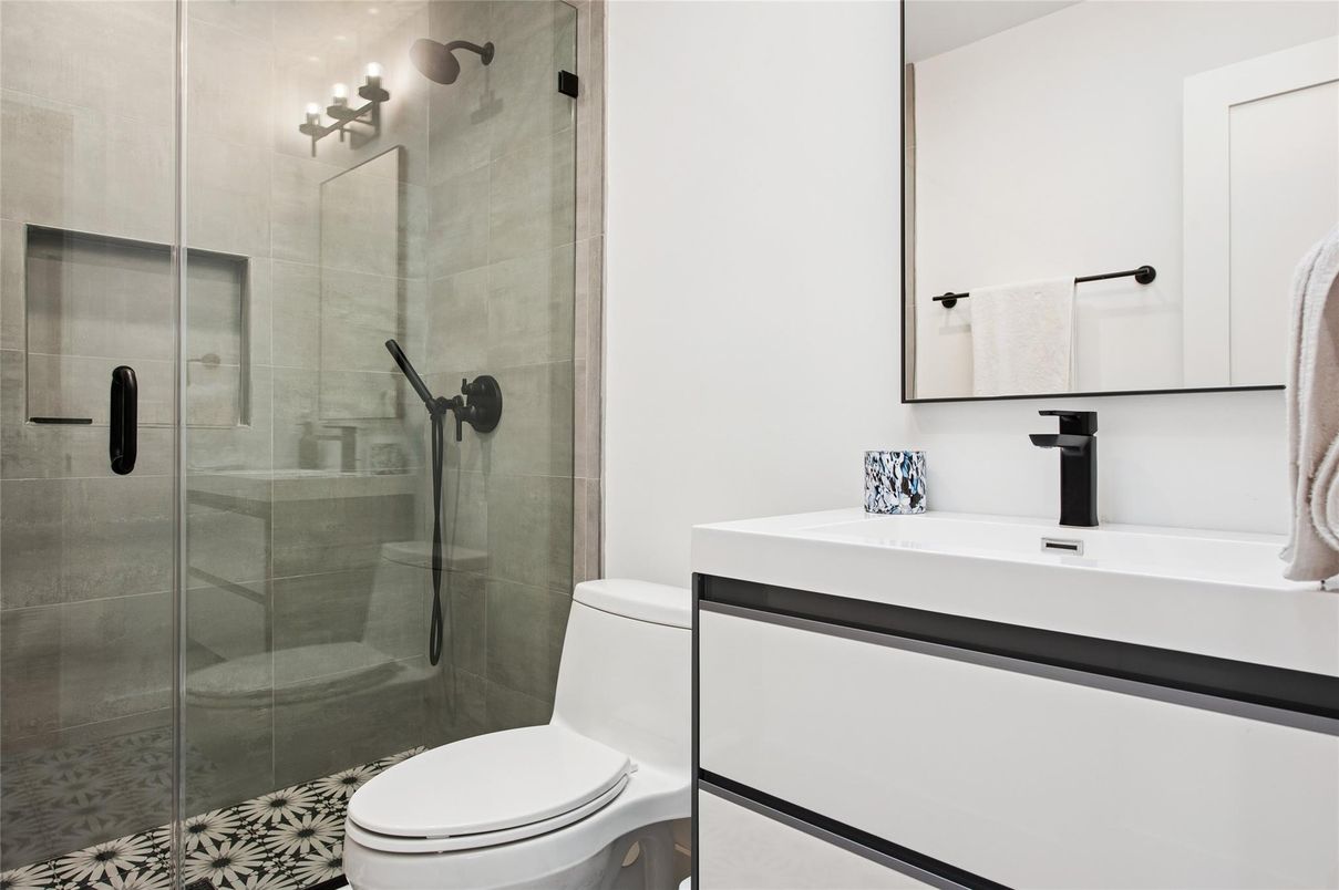 Bathroom, Glass Shower, Interior