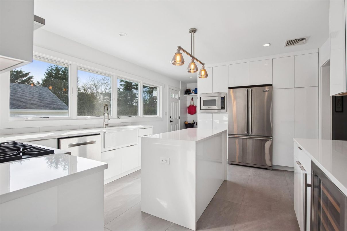 Interior, Kitchen, Recessed Lighting, Stainless Steel Appliances