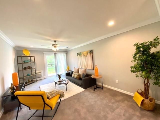 Interior, Living room, Recessed Lighting