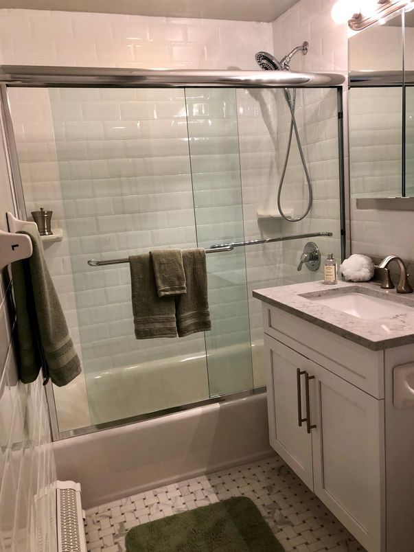 Bathroom, Glass Shower, Interior