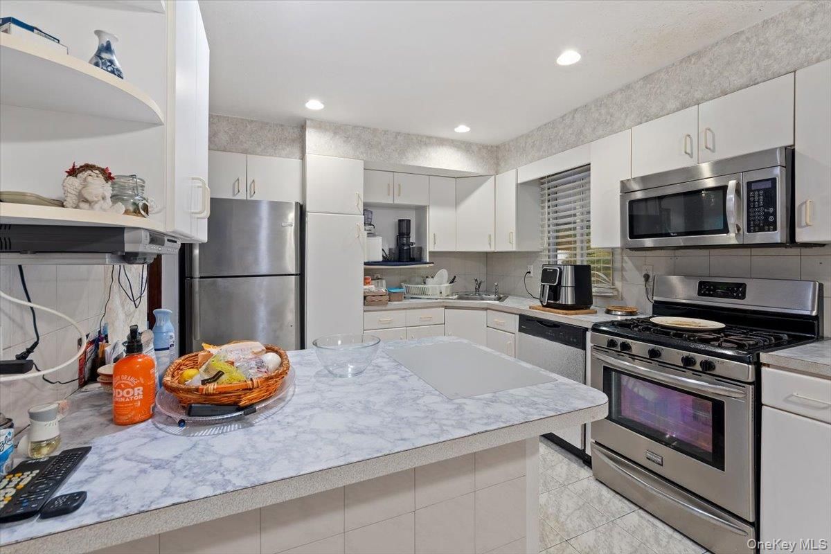 Interior, Kitchen, Recessed Lighting, Stainless Steel Appliances