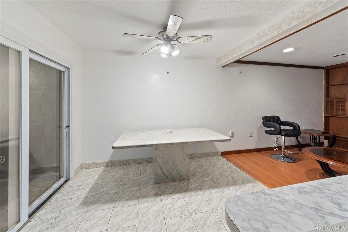 Interior, Marble, Recessed Lighting, Wood Texture Flooring