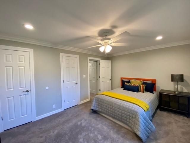 Bedroom, Interior, Recessed Lighting
