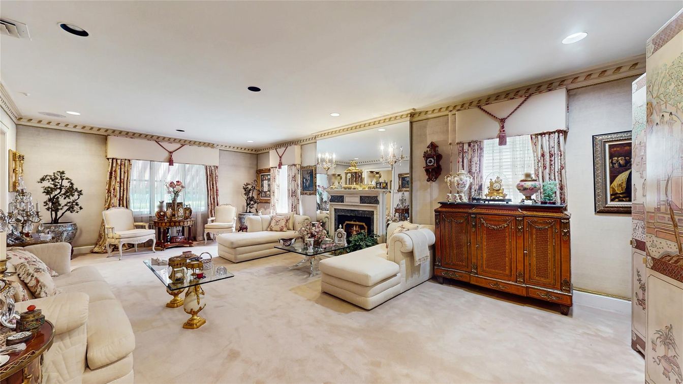 Dining room, Fireplace, Interior, Living room, Recessed Lighting
