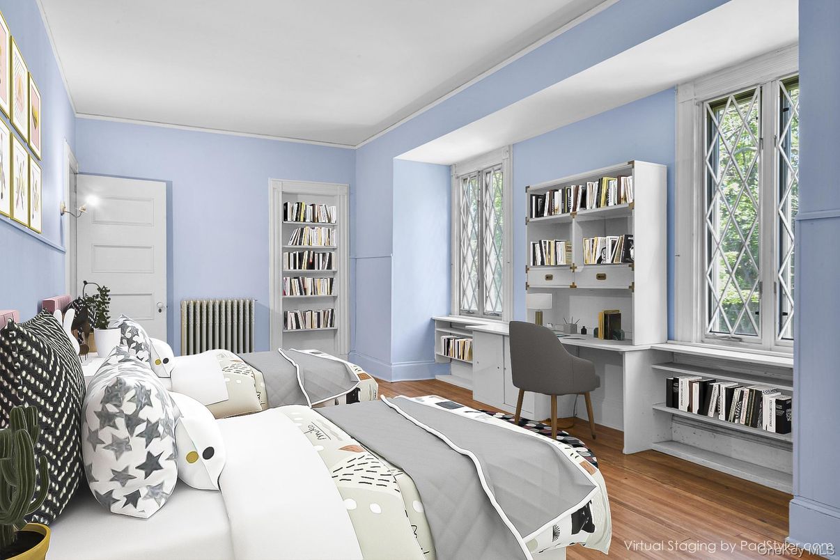 Bedroom, Home Office, Interior, Wood Texture Flooring