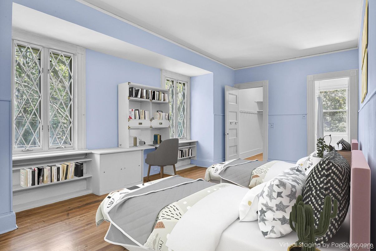 Home Office, Interior, Wood Texture Flooring