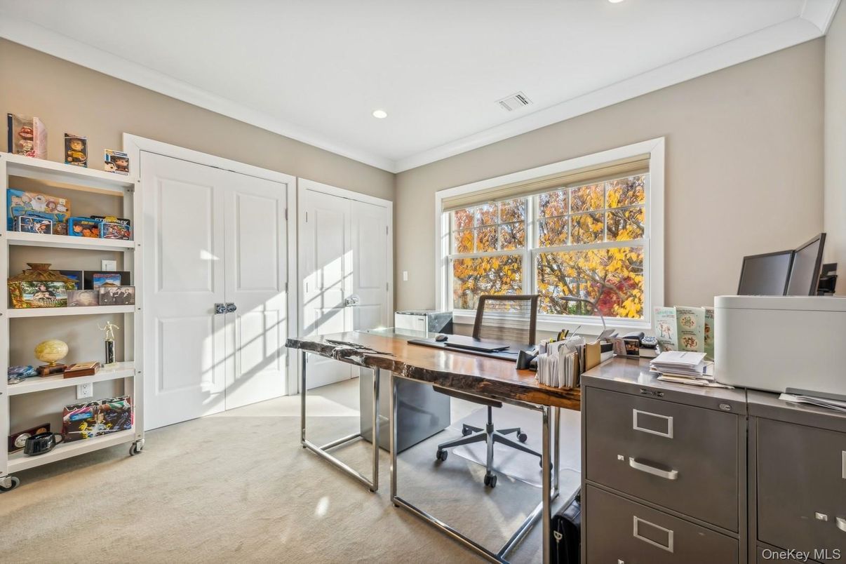 Home Office, Interior, Recessed Lighting