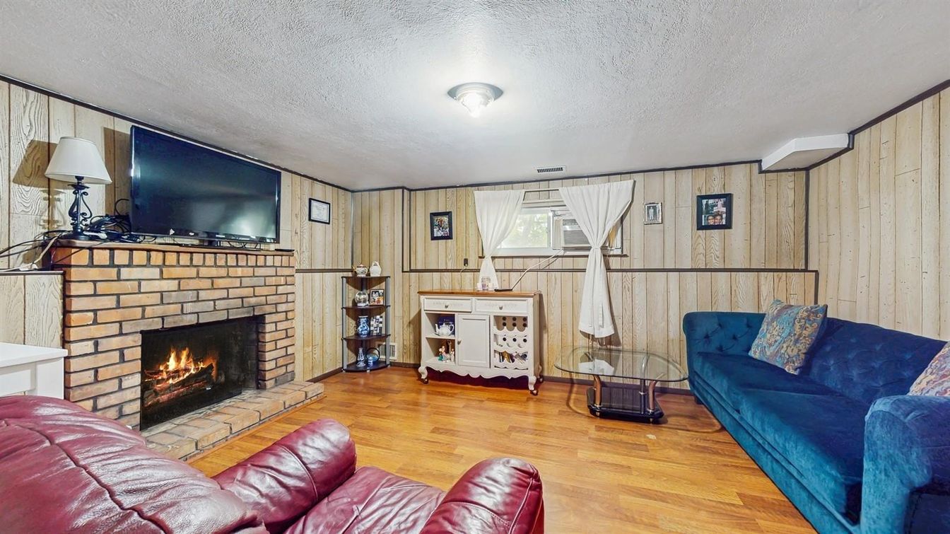 Fireplace, Interior, Living room, Wood Texture Flooring