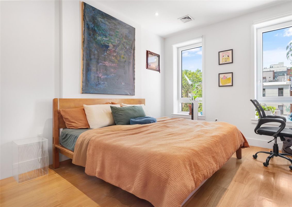 Bedroom, Home Office, Interior, Wood Texture Flooring