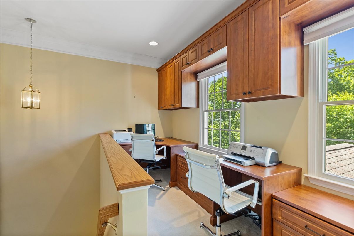 Home Office, Interior, Pendant Lights, Recessed Lighting