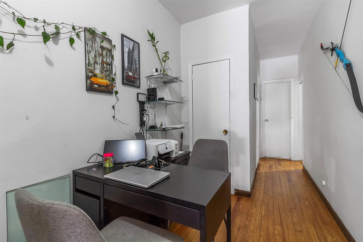 Home Office, Interior, Wood Texture Flooring