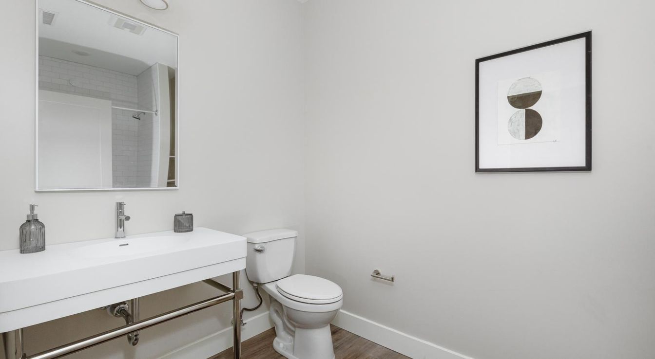 Bathroom, Interior, Wood Texture Flooring