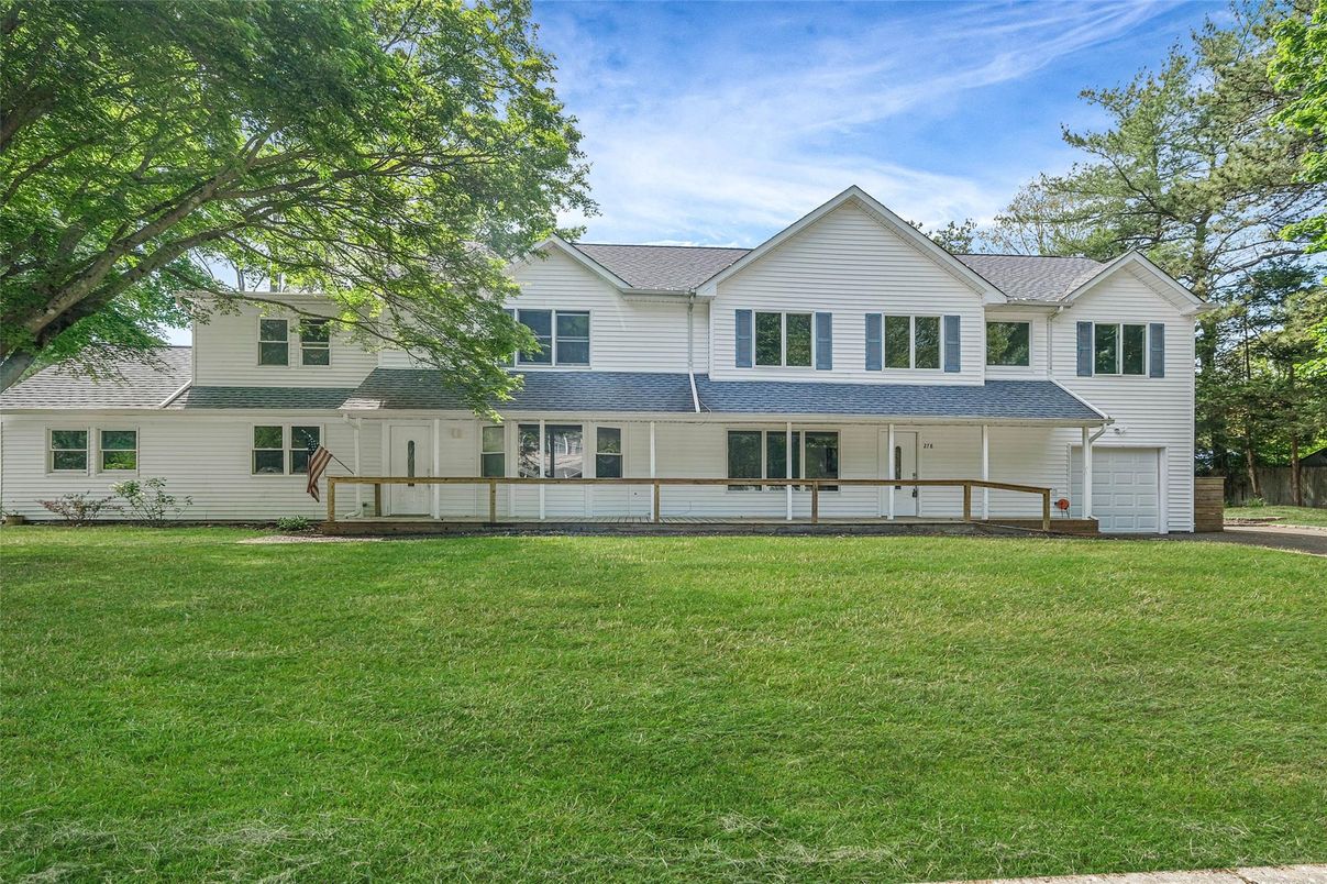 Attached, Backyard, Exterior, Facade, Farmhouse