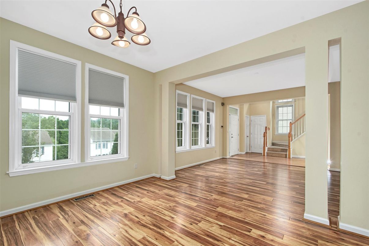 Empty room, Interior, Wood Texture Flooring
