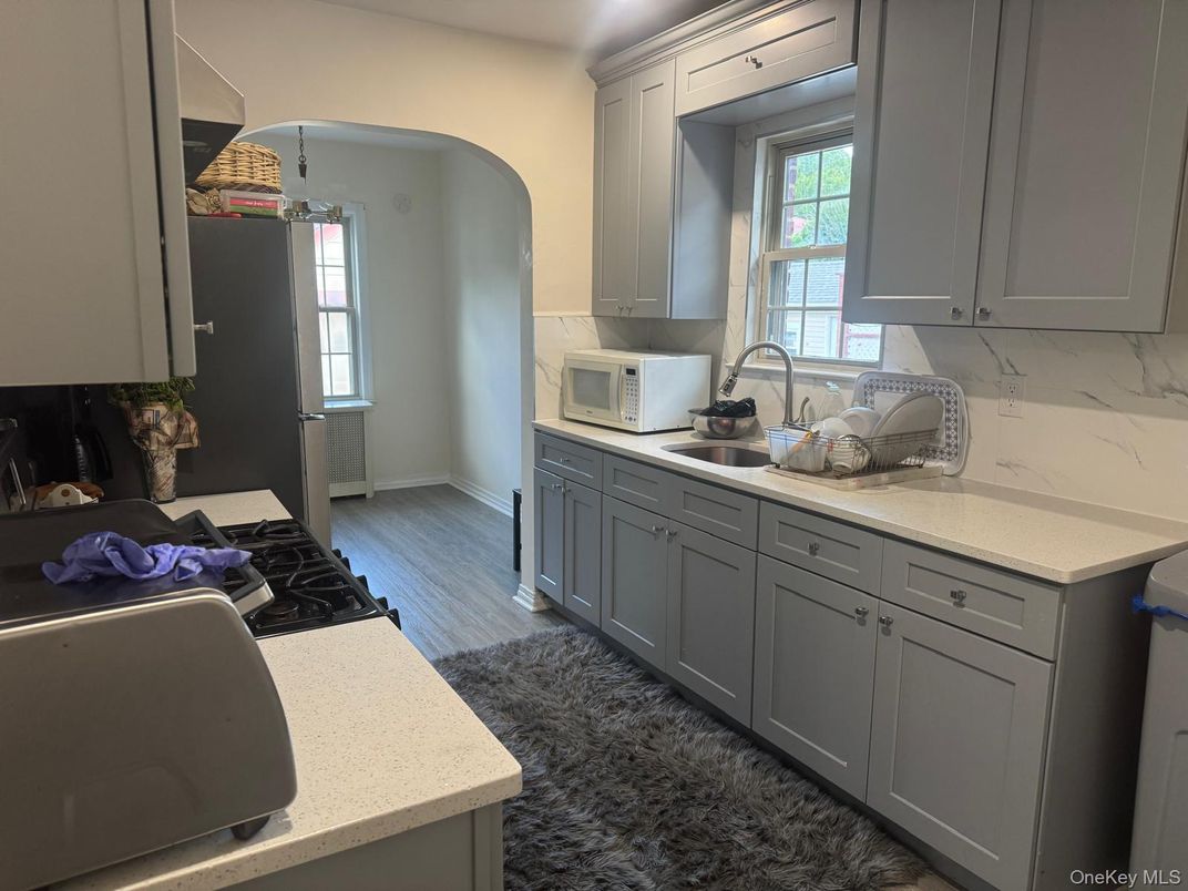 Interior, Kitchen, Wood Texture Flooring