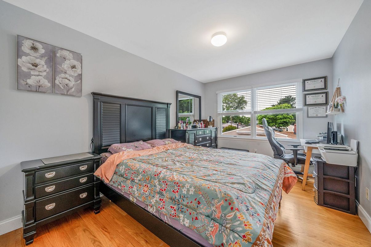 Bedroom, Home Office, Interior, Wood Texture Flooring