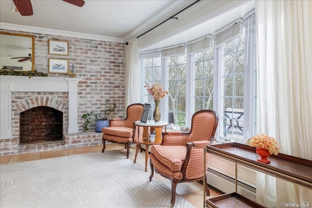 Fireplace, Interior, Stone Walls