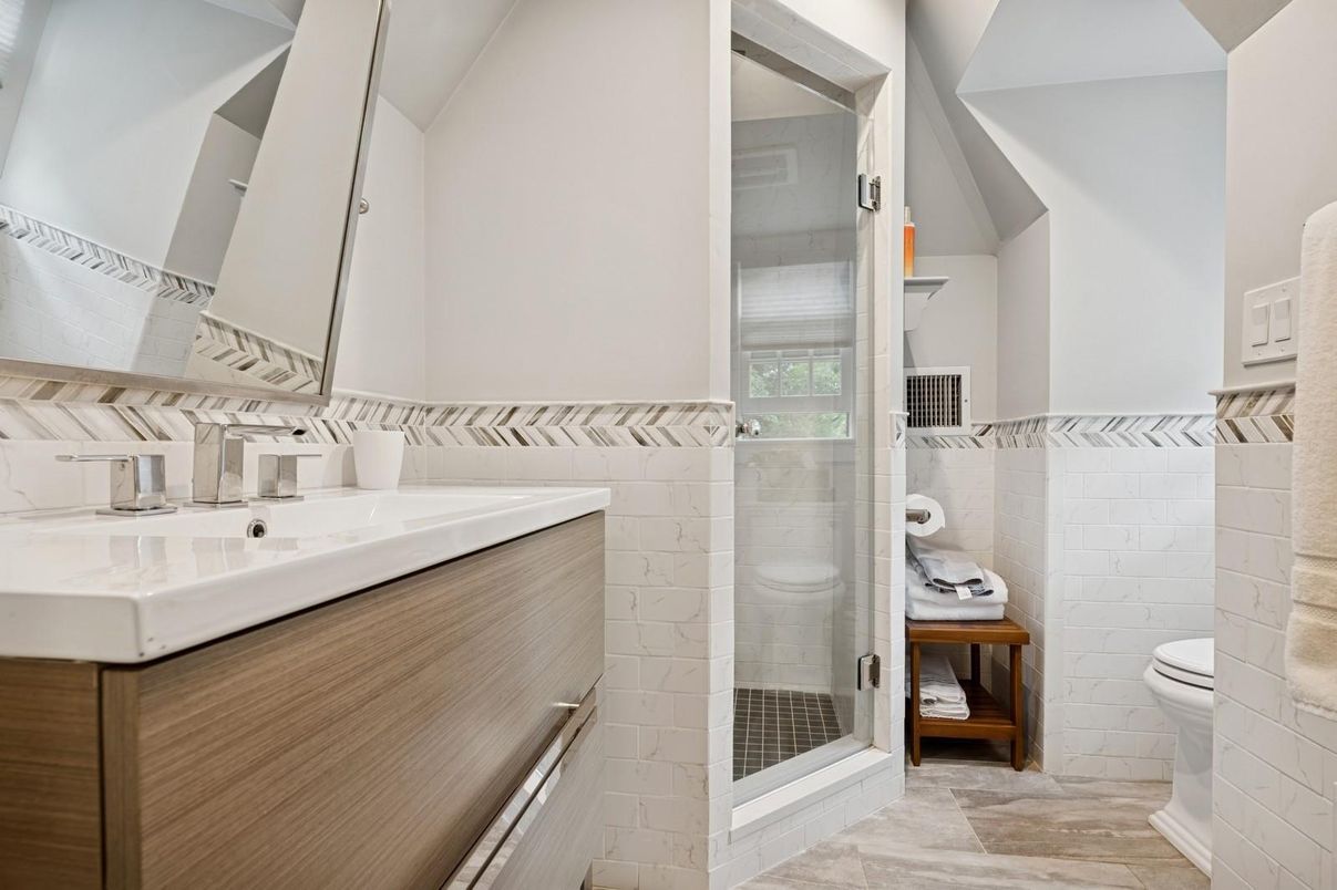 Bathroom, Glass Shower, Interior