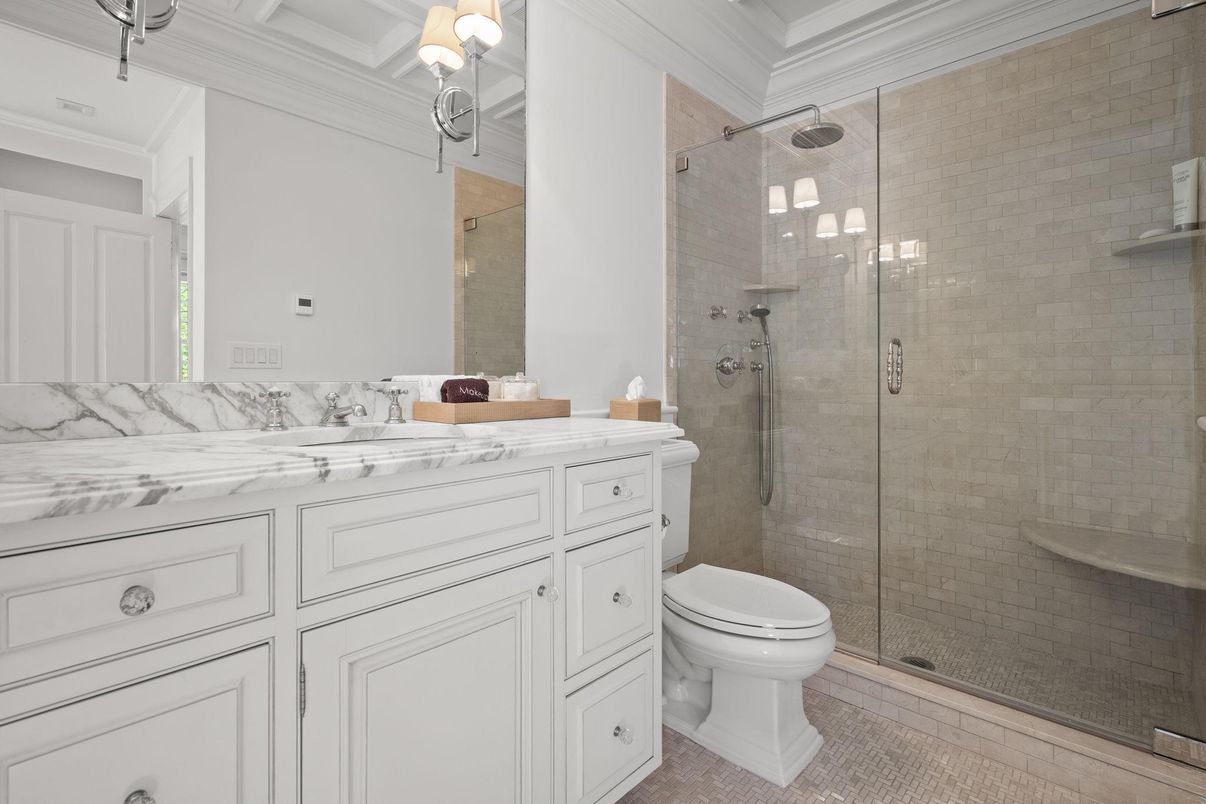 Bathroom, Glass Shower, Interior
