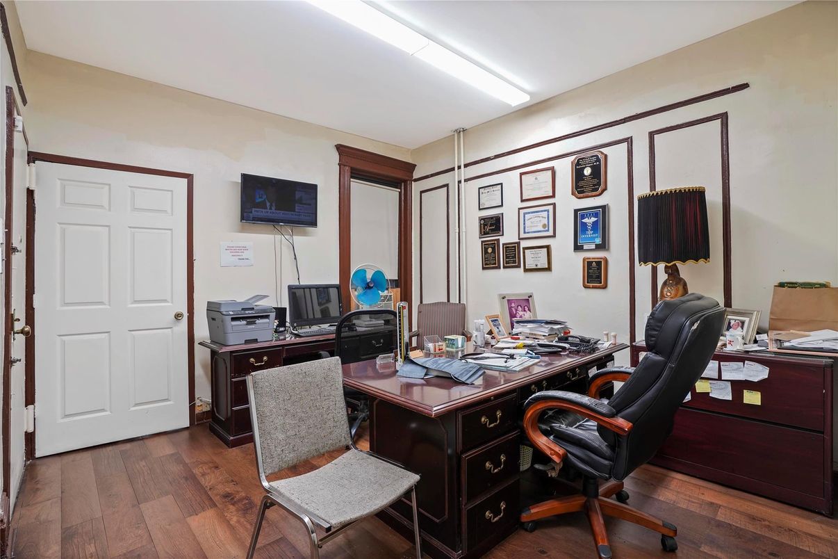 Home Office, Interior, Wood Texture Flooring