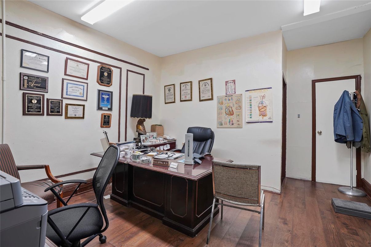 Home Office, Interior, Wood Texture Flooring
