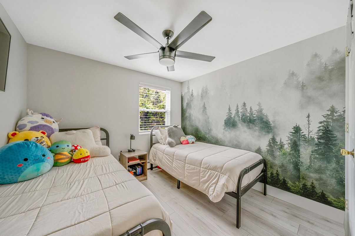 Bedroom, Interior, Wood Texture Flooring
