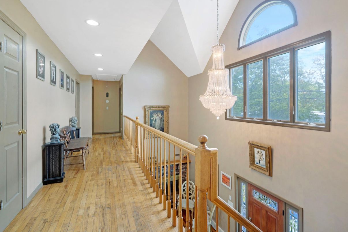Chandelier, Interior, Recessed Lighting, Wood Texture Flooring