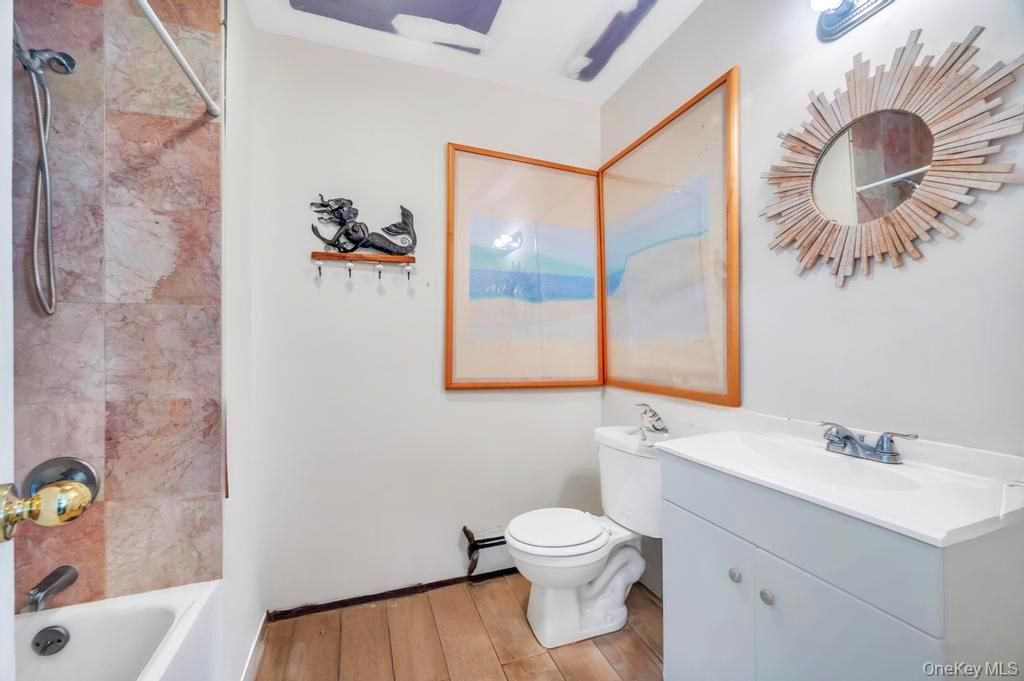 Bathroom, Interior, Wood Texture Flooring