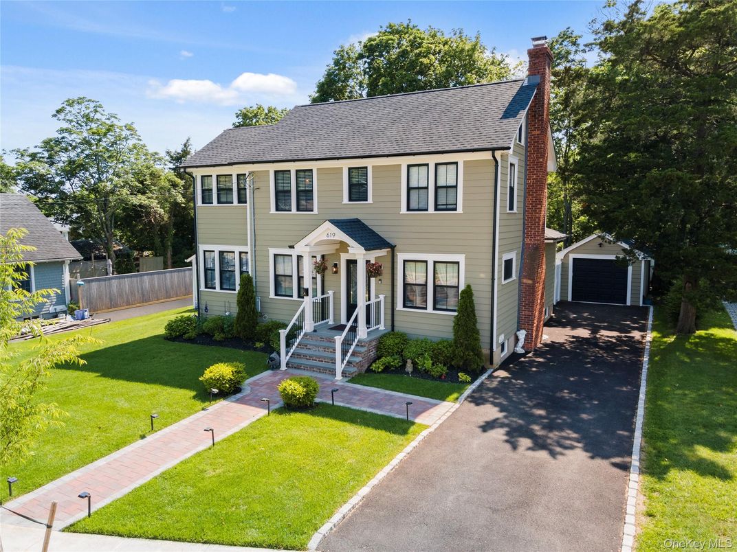 Backyard, Detached Garage, Exterior, Facade, Georgian