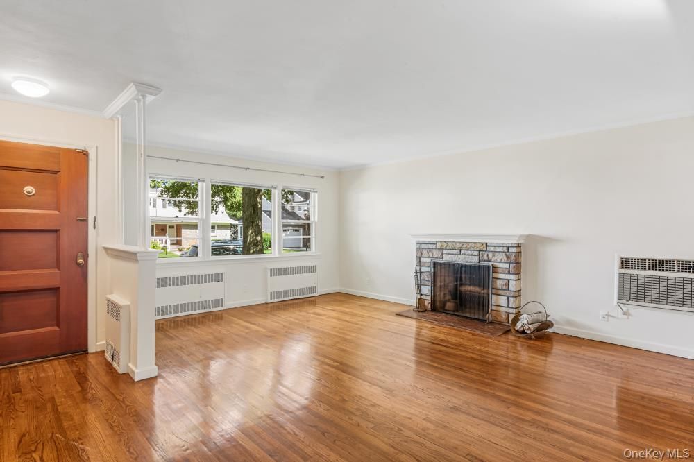 Empty room, Fireplace, Interior, Wood Texture Flooring
