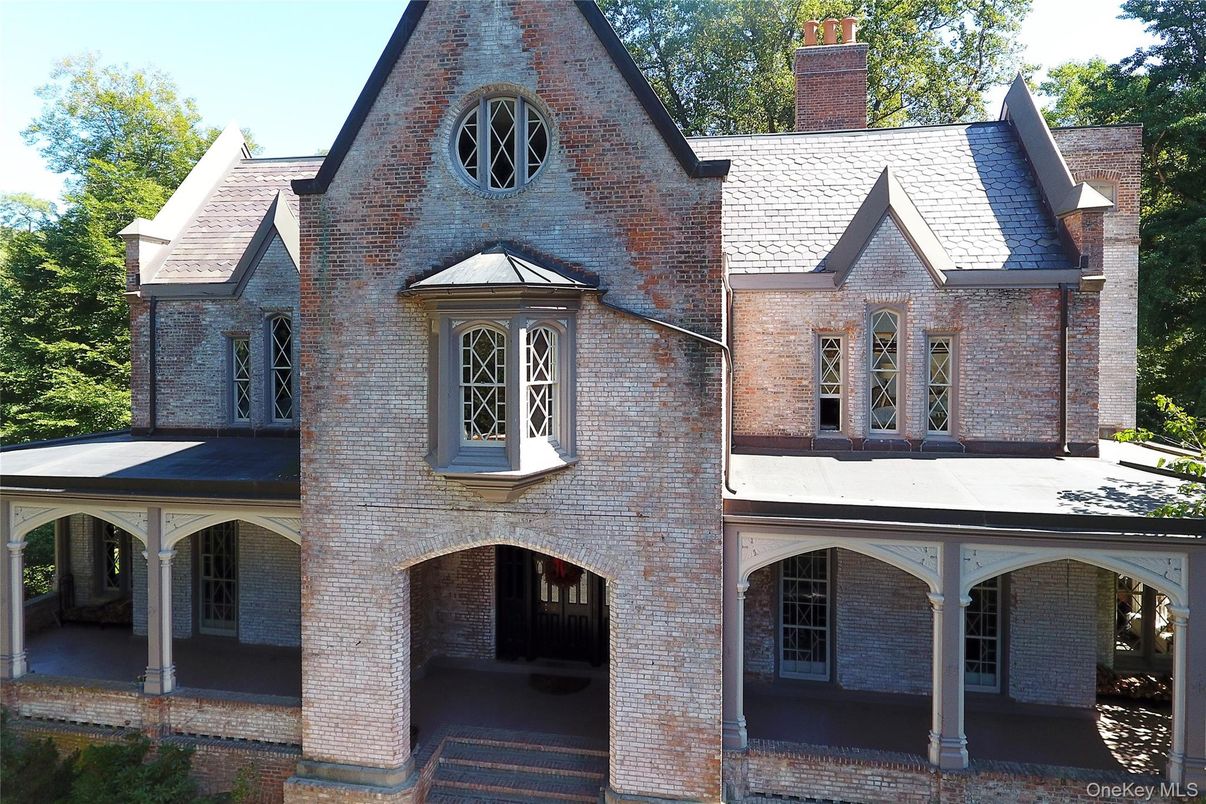 Exterior, Facade, Brick Facade, Tudor Revival