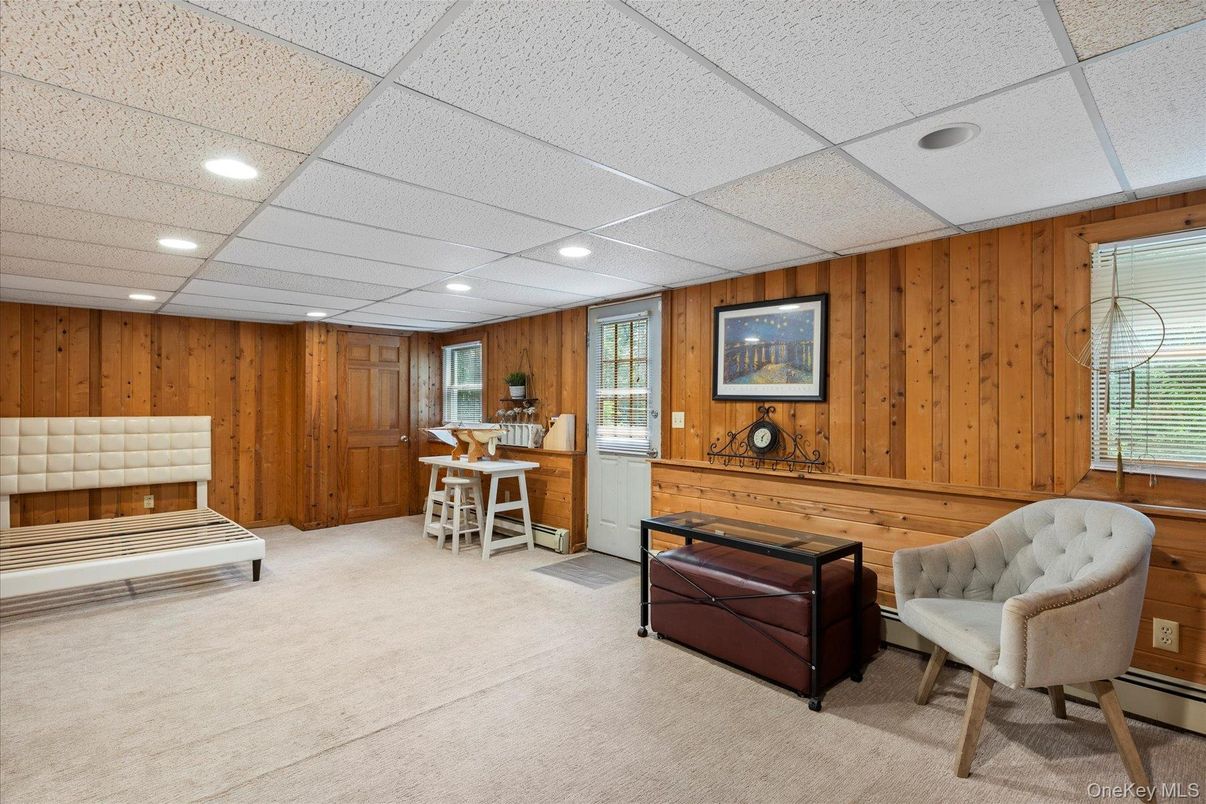Interior, Recessed Lighting, Wooden Walls