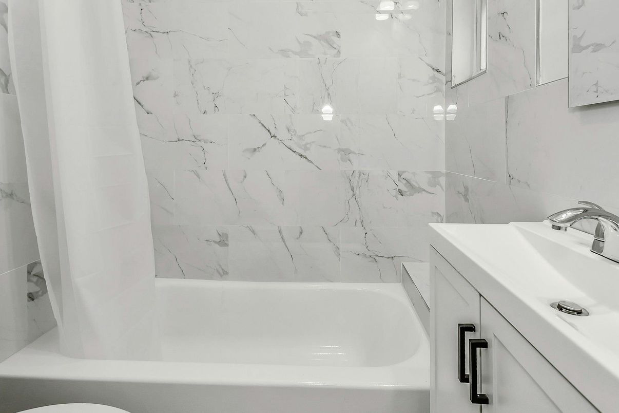 Bathroom, Interior, Marble Walls