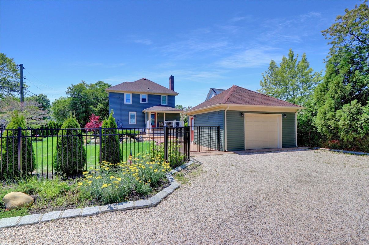 Attached, Backyard, Detached Garage, Exterior, Facade, French Provincial