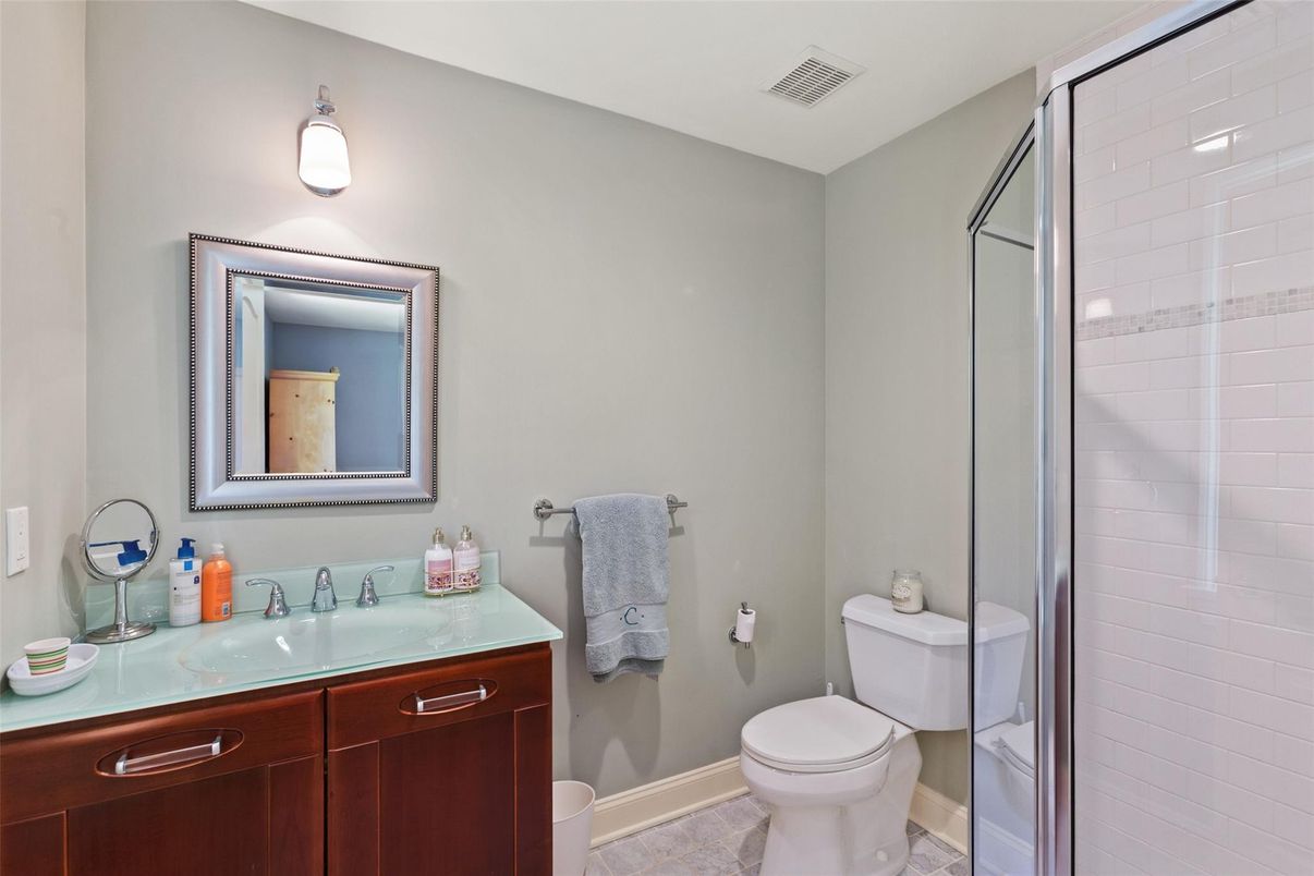 Bathroom, Glass Shower, Interior