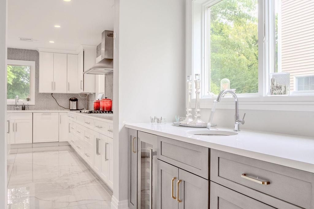 Interior, Kitchen, Marble, Recessed Lighting