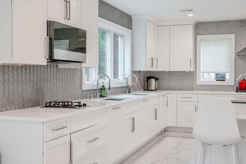 Interior, Kitchen, Marble, Recessed Lighting