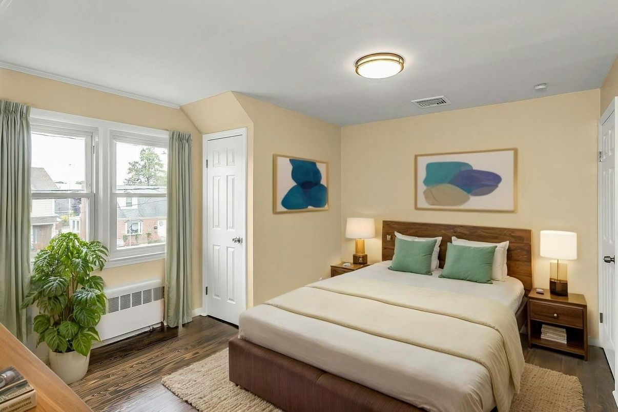 Bedroom, Interior, Wood Texture Flooring