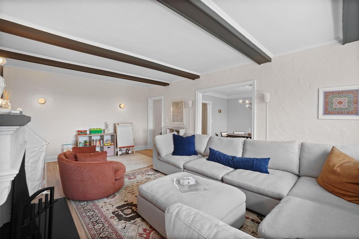 Fireplace, Interior, Living room, Wooden Beams