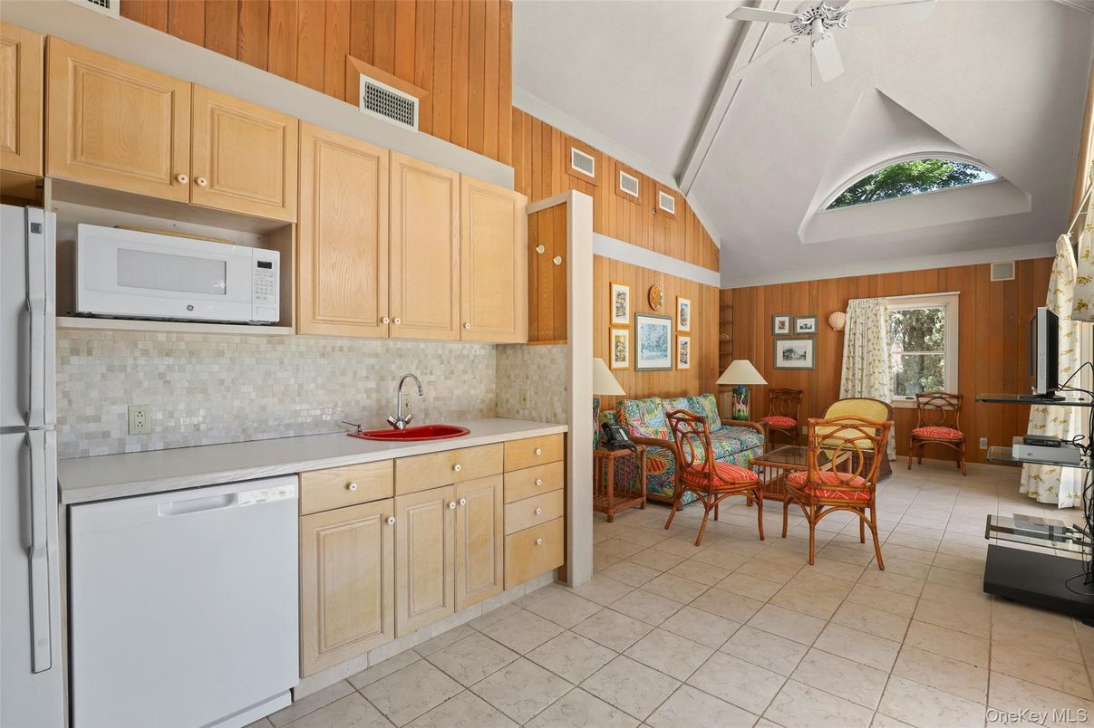 Dining room, Interior, Kitchen, Wooden Walls