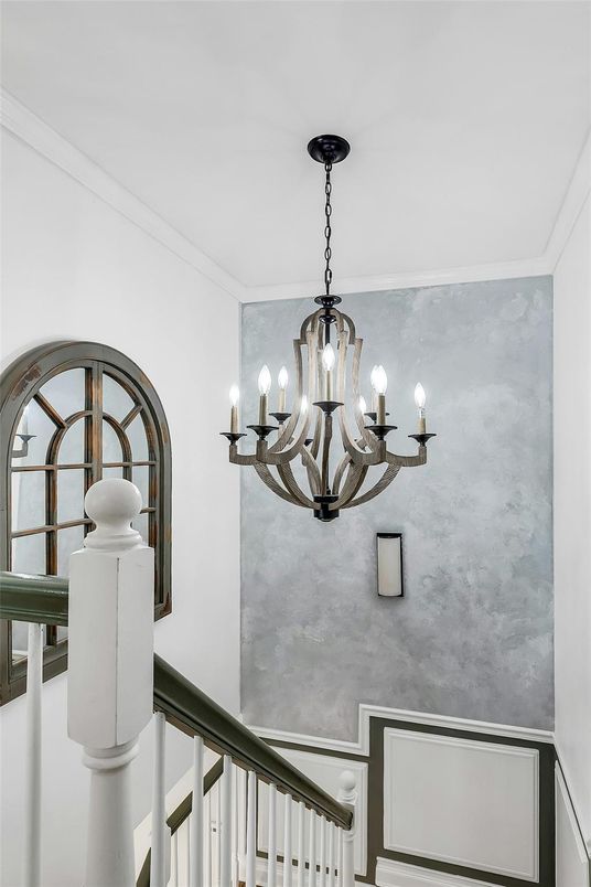 Chandelier, Interior