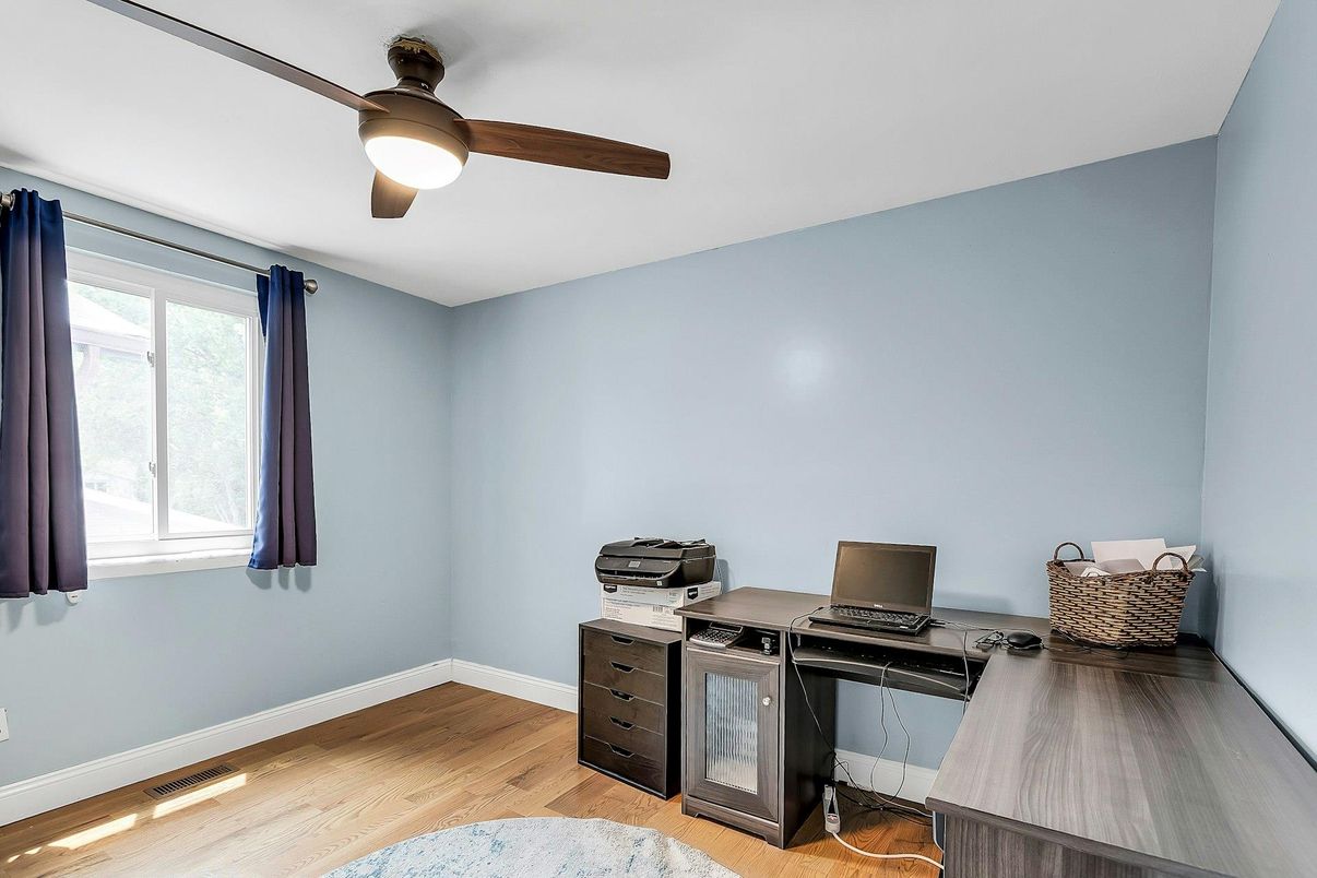 Home Office, Interior, Wood Texture Flooring