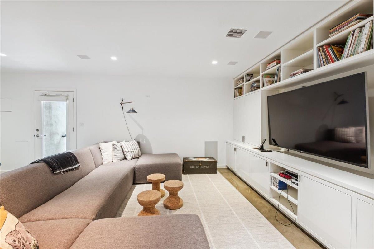 Interior, Living room, Recessed Lighting