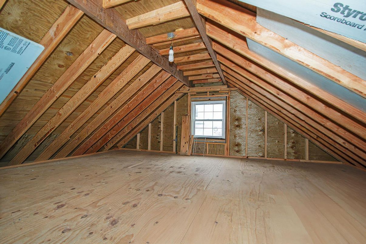 Empty room, Interior, Wooden Beams, Wooden Ceilings, Wood Texture Flooring, Wooden Walls