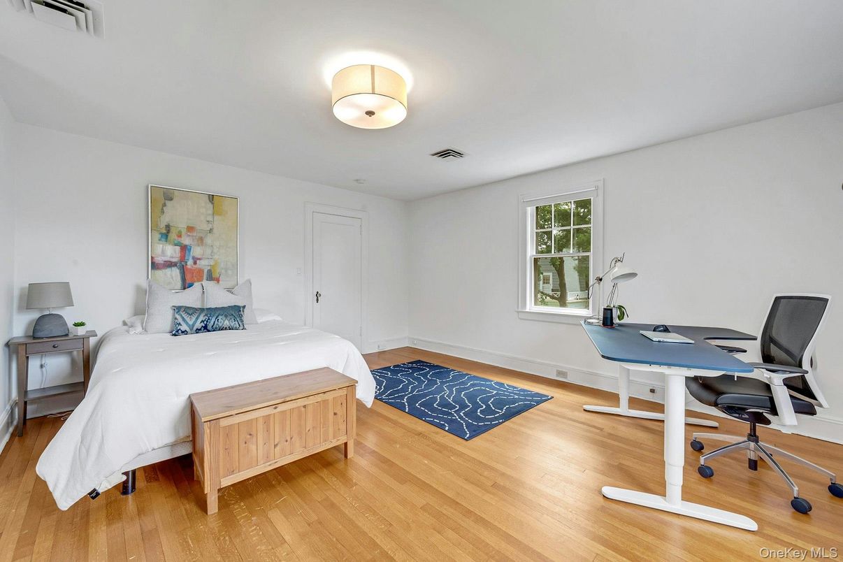 Bedroom, Home Office, Interior, Wood Texture Flooring