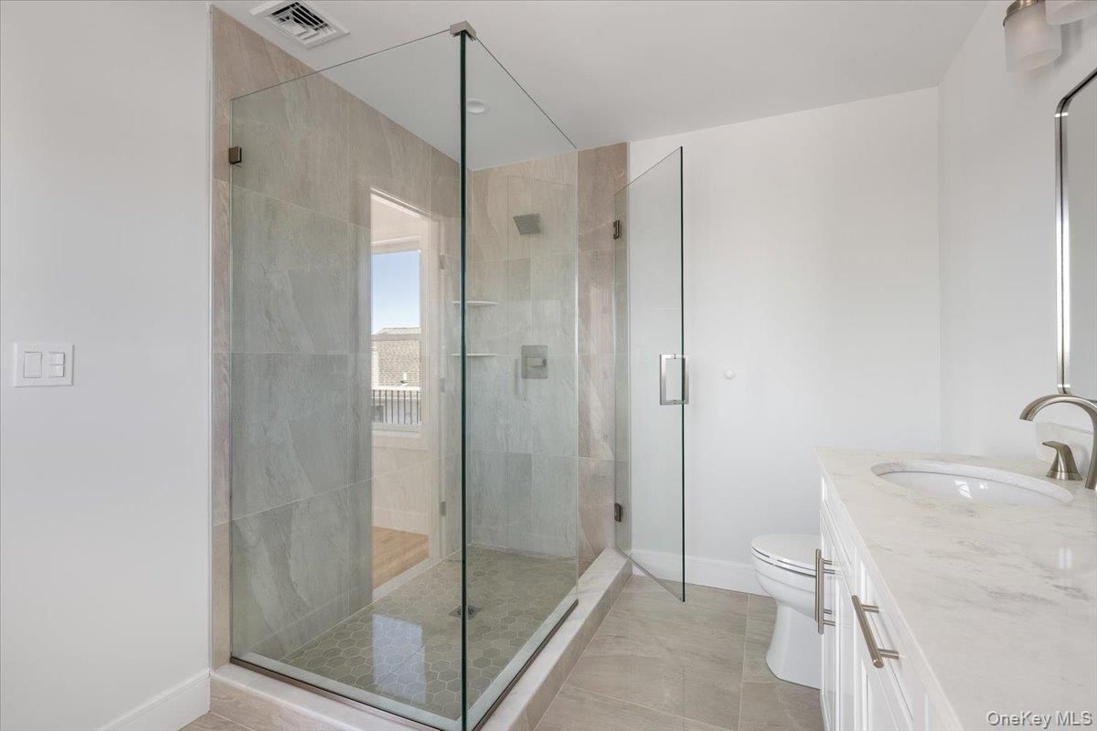 Bathroom, Glass Shower, Interior