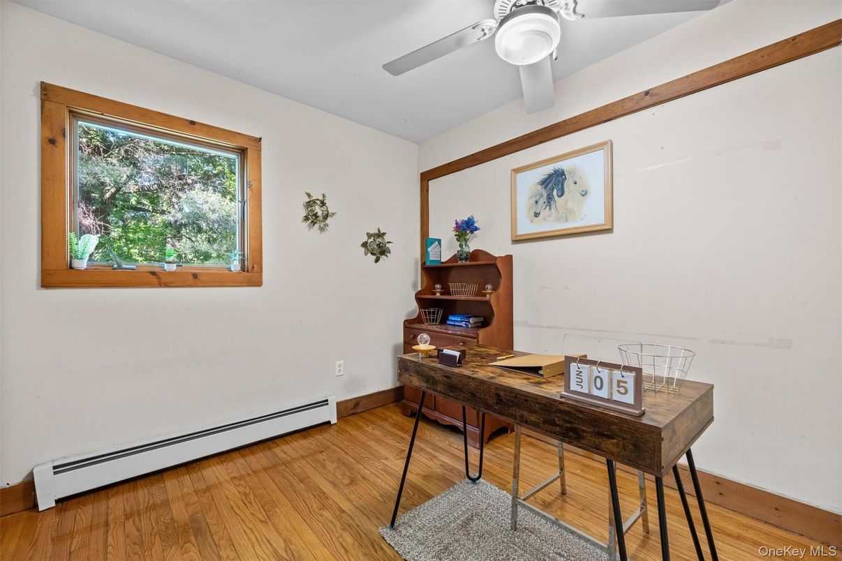 Home Office, Interior, Wood Texture Flooring