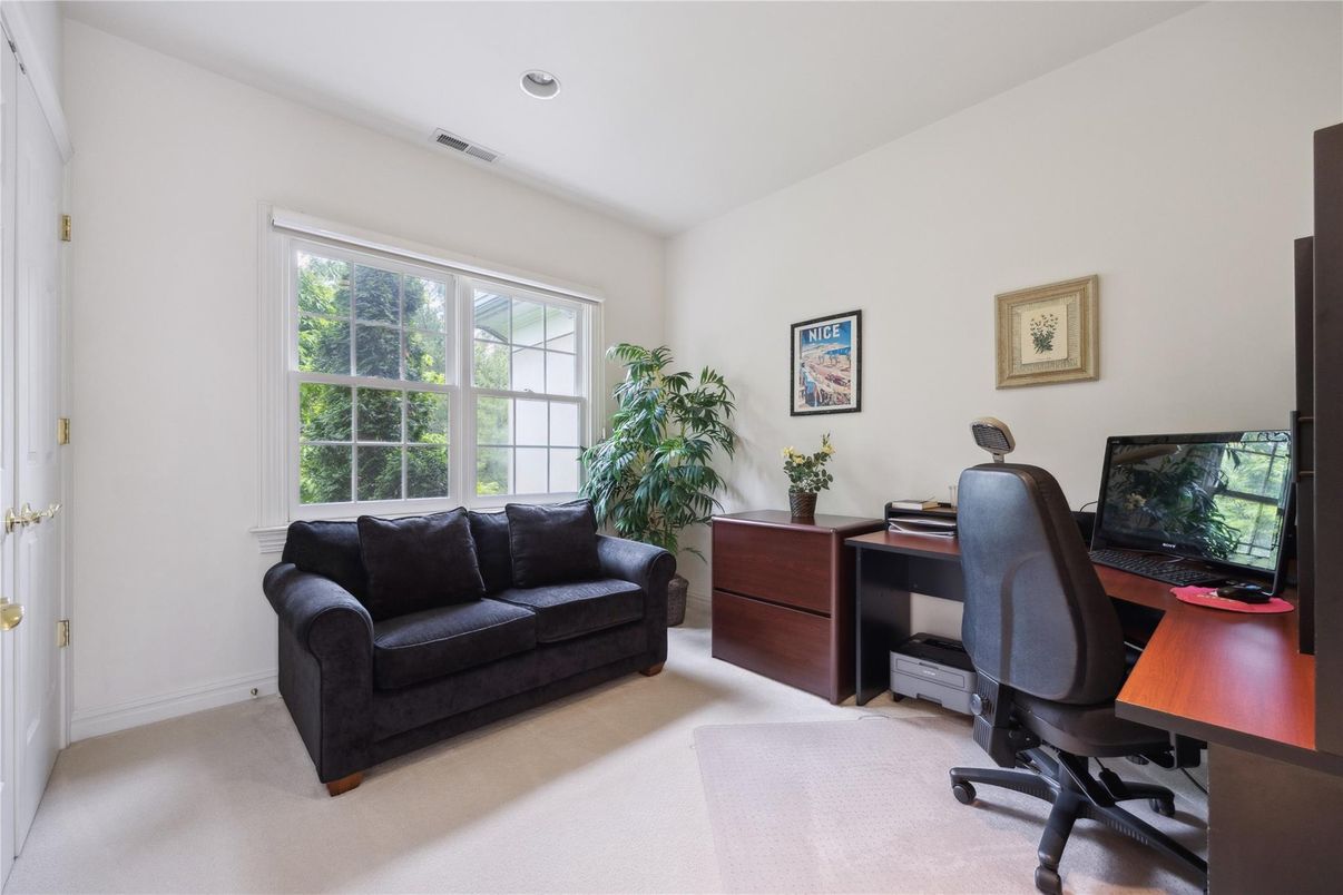 Home Office, Interior, Recessed Lighting